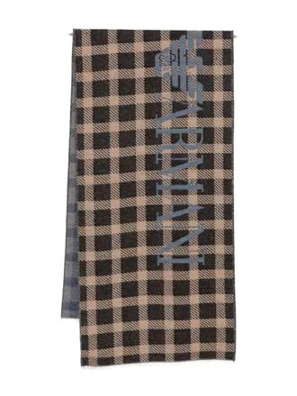 Emporio Armani Tartan Scarf