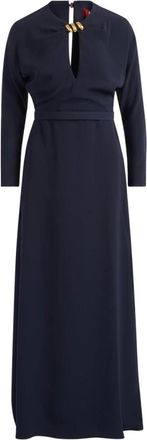 Max Mara Msesante Jumpsuit - Dames - Maxi kleedjes - Blauw - XS - Kleedjes