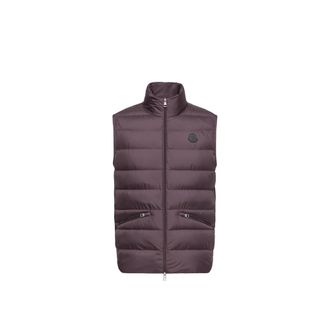 Moncler Moncler Lechtal Down Vest, Men, Violet, Size: 2