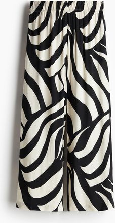 H&M Cropped Schlupfhose - Beige