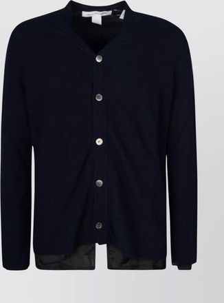 Comme Des Gar&ccedil;ons long sleeve cardigan with ribbed cuffs and hem