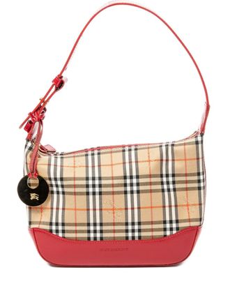 Burberry check-pattern shoulder bag - Neutrals