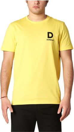 Dondup Stijlvol T-shirt - Heren - T-shirts - Geel - L - Tops