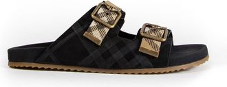 Burberry Double buckle Checked Sandals