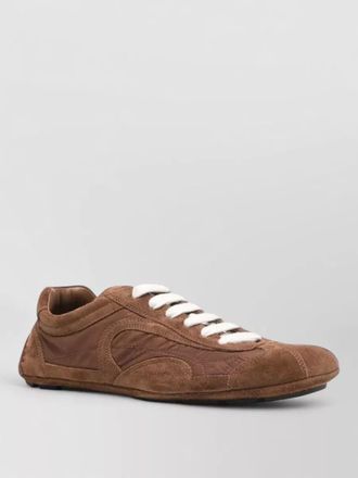 Prada montecarlo 2005 reedition suede nylon sneakers