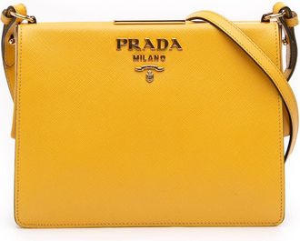 Prada Pre-owned Prada Saffiano City Light Frame Crossbody N4RRJ0DBAHC6WS23