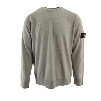 Stone Island Round-neck Knitwear - male - Stone Island - Round-neck Knitwear - Gray - 2XL - Knitwear