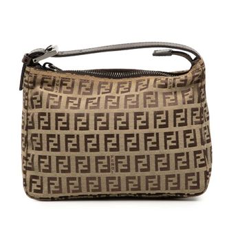 Fendi Pre-owned Fendi Zucchino Canvas Handbag Ladies 2228 8N0001 029