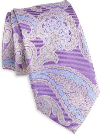 Nordstrom Paisley Silk Tie in Purple at Nordstrom