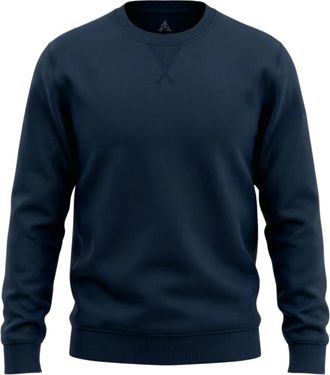 H&egrave;SKIMO Felpa Girocollo Interlock - - Sweatshirts & Hoodies - Uomo - Blu - 2XL