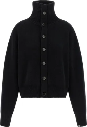 Extreme Cashmere Truien & Vesten, Dames, Zwart, ONE Size, Wol, N&deg;377 Clement Cardigan