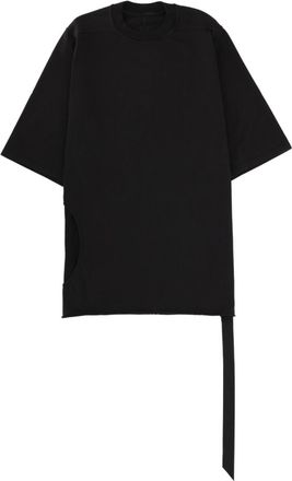 Rick Owens Black Solid Crew Neck T-Shirt