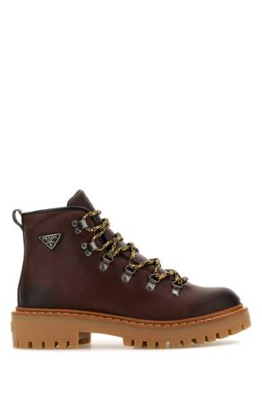 Women's Prada Leather Boots - up to −50% | Stylight