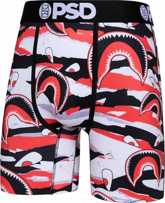 PSD Mens Warface Boxer Briefs - 7 Inch Inseam Breathable and Supportive Mens Underwear with Moisture-Wicking Fabric, Wf Shatter, M