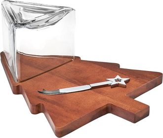Godinger Christmas Tree Serving Board With Cloche