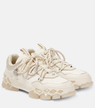 Jimmy Choo London Diamond X II F leather sneakers