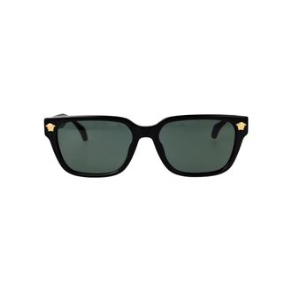 Versace Square Zonnebril - Heren - Accessoires - Zwart - Maat: 56 MM