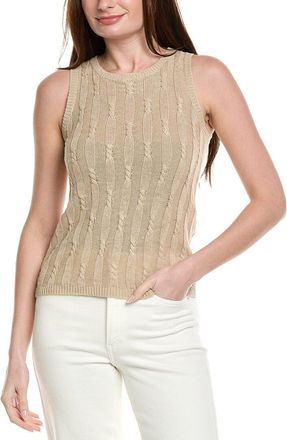Max Mara Venusia Linen Tank Top