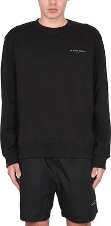 Ih Nom Uh Nit Crewneck met Klein Logo aan de Voorkant - Heren - Sweatshirts - Zwart - XL - Hoodies & sweatvesten