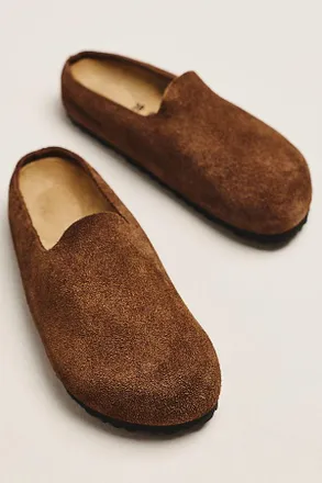 Birkenstock Amsterdam Suede Clogs