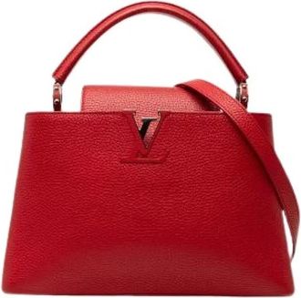 Louis Vuitton Pre-owned Borsa Capucines PM in Pelle Taurillon 2way - - Pre-owned - Donna - Rosso - ONE SIZE