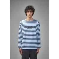 Valentino Long-Sleeved Cotton T-Shirt with Chez Valentino Print