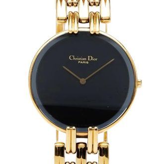 Dior Pre-owned Watches, female, Black, Size: ONE SIZE Pre-owned Bagheera Silver Quartz Watch