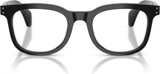 Moncler Me 2023 Zonnebril - unisex - Brillen - Zwart - 50 MM - Accessoires