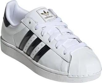 adidas Superstar II Sneaker in White/Black/Gold Metallic at Nordstrom, Size 6.5