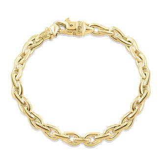 Pompeii3 Mens Solid 14k Gold (56grams) or Platinum (100gram) 7mm Bracelet 8.5