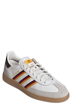 adidas Gender Inclusive Handball Spezial Sneaker in Cloud White/Yellow/Red at Nordstrom, Size 11.5 Womens