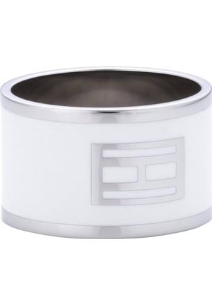 Tommy Hilfiger Womens 2700393B Ladies Ring - Silver Stainless Steel - Size N