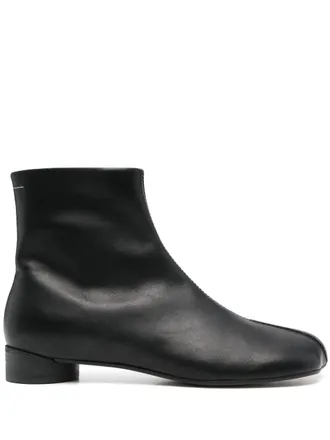 Maison Margiela leather ankle boots - men - Calf Leather/Calf Leather/Calf Leather - 40 - Black