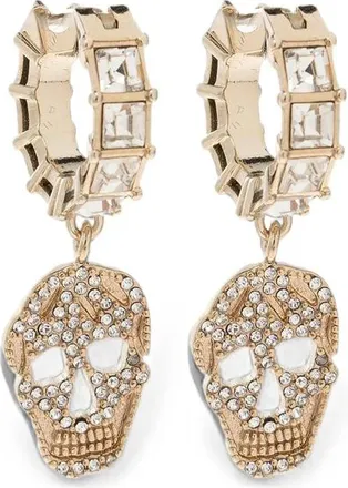 Alexander McQueen Wishbone Earrings - female - Alexander McQueen - Earrings - Multicolor - ONE SIZE - Accessories