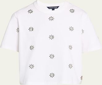 Veronica Beard Embellished Crewneck T-Shirt
