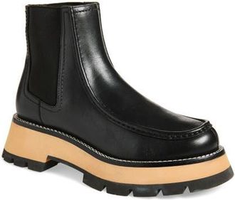 3.1 Phillip Lim Kate Lug Sole Platform Chelsea Boot in Black at Nordstrom, Size 7.5Us