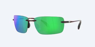 Costa Unisex Gulfshore Polarized Sunglasses In Tortoise Frame Green Mirror