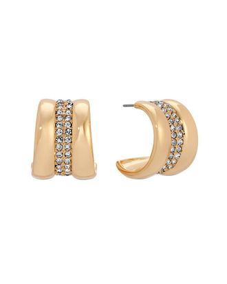 Ettika 18K Plated Hoop Earrings