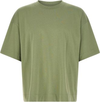 Dries Van Noten Green Cotton T-shirt