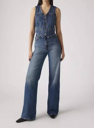 Levi's Ribcage Wide Leg Jeans In Polar Perimeter