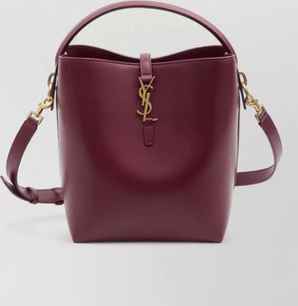 Saint Laurent le 37 leather structured tote bag