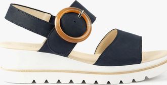 Gabor Womens Gabor YEO Womens Sandals Blue - Size: 7.5