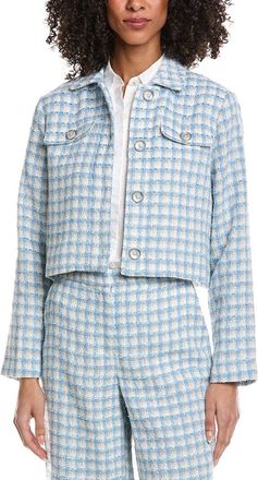 Shelli Segal Laundry By Shelli Segal Cropped Tweed Jacket