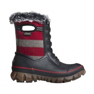 Bogs Womens Arcata Winter Boots In Red Multi