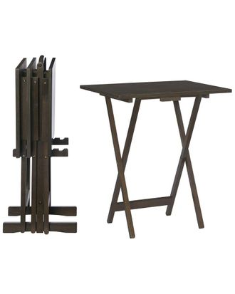 Linon Taneli Tray Table Set