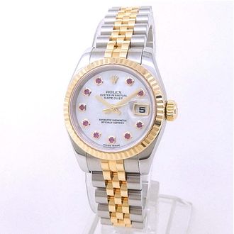 Rolex Pre-owned Rolex Datejust Automatic Chronometer Diamond Ladies Watch 179173 MDJ