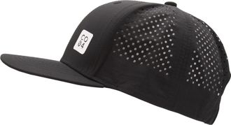 Chillouts Snapback Cap CHILLOUTS Owaka Hat, Herren, schwarz, Kunstfaser, gepunktet, unifarben, Caps Snapback Cap, sportlich, atmungsaktiv mit perforierten Seite