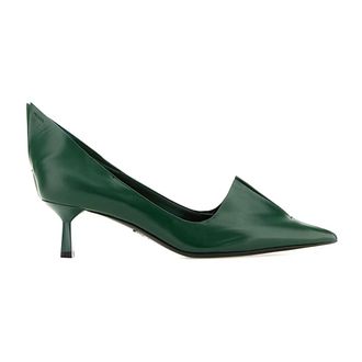 Prada Pumps - Dames - Schoenen - Groen - Maat: 38 EU
