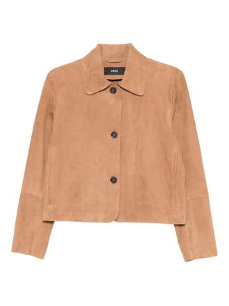 Arma Giacca EMY in pelle scamosciata - Toni neutri