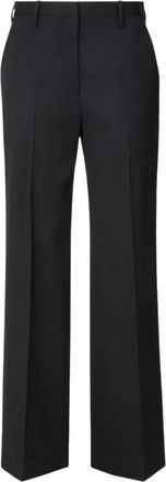 Fendi Pantalones Grain de Poudre - Trousers - Mujer - Negro - S
